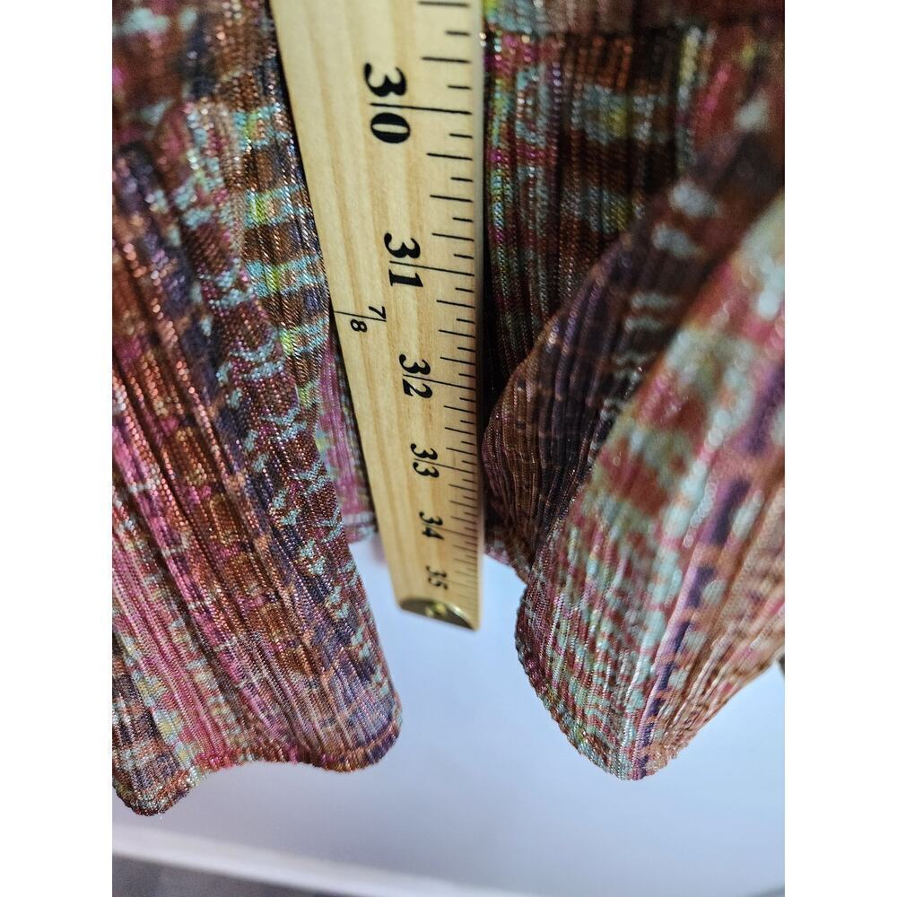 Ramy Brook Chelsea metallic ruffle tie dress no size tag, measures s 4/6 resort - Picture 10 of 11